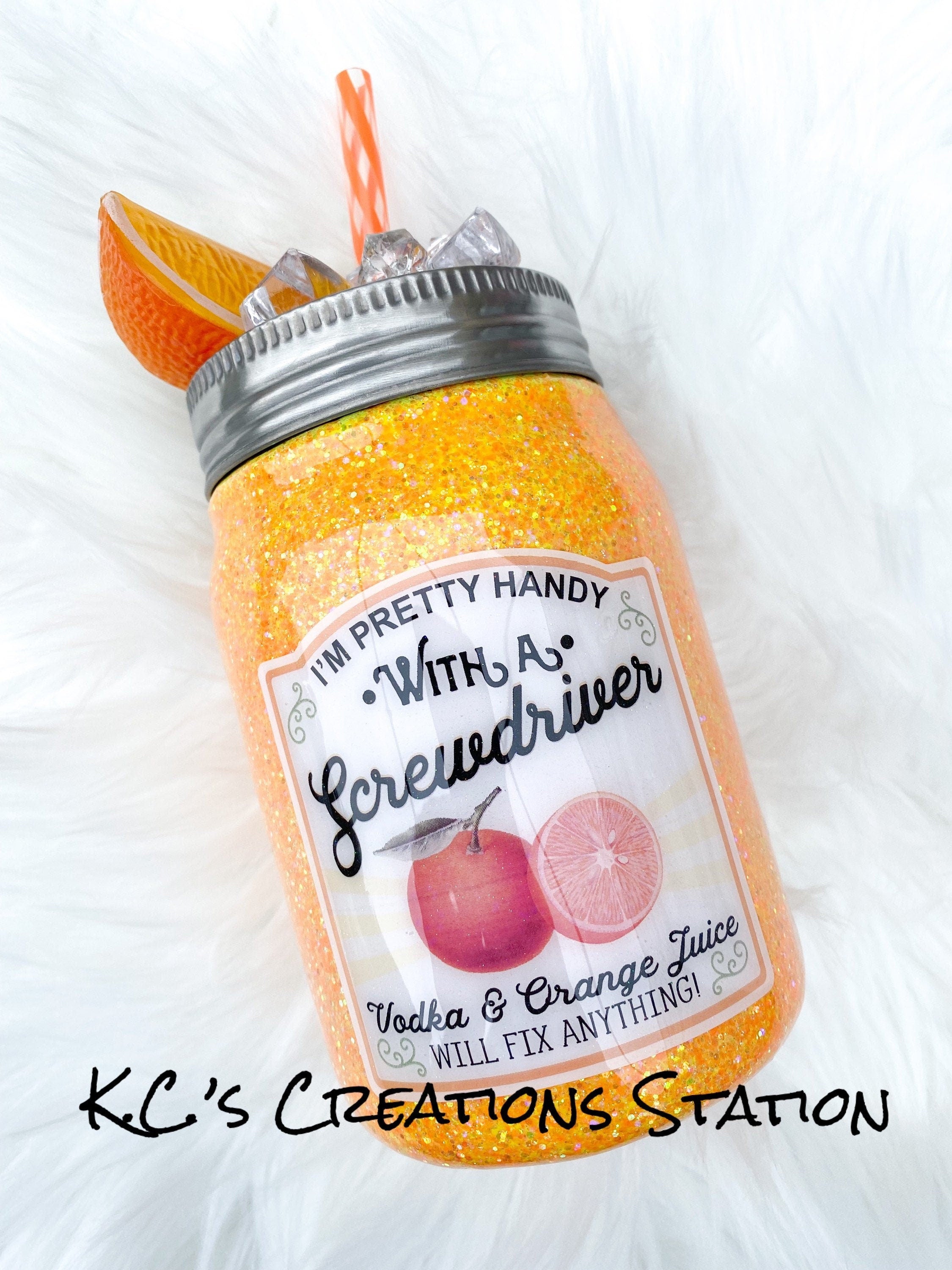 Ice topper glitter tumbler, Margarita ice topper tumbler, summer glitt –  K.C.'s Creations Station