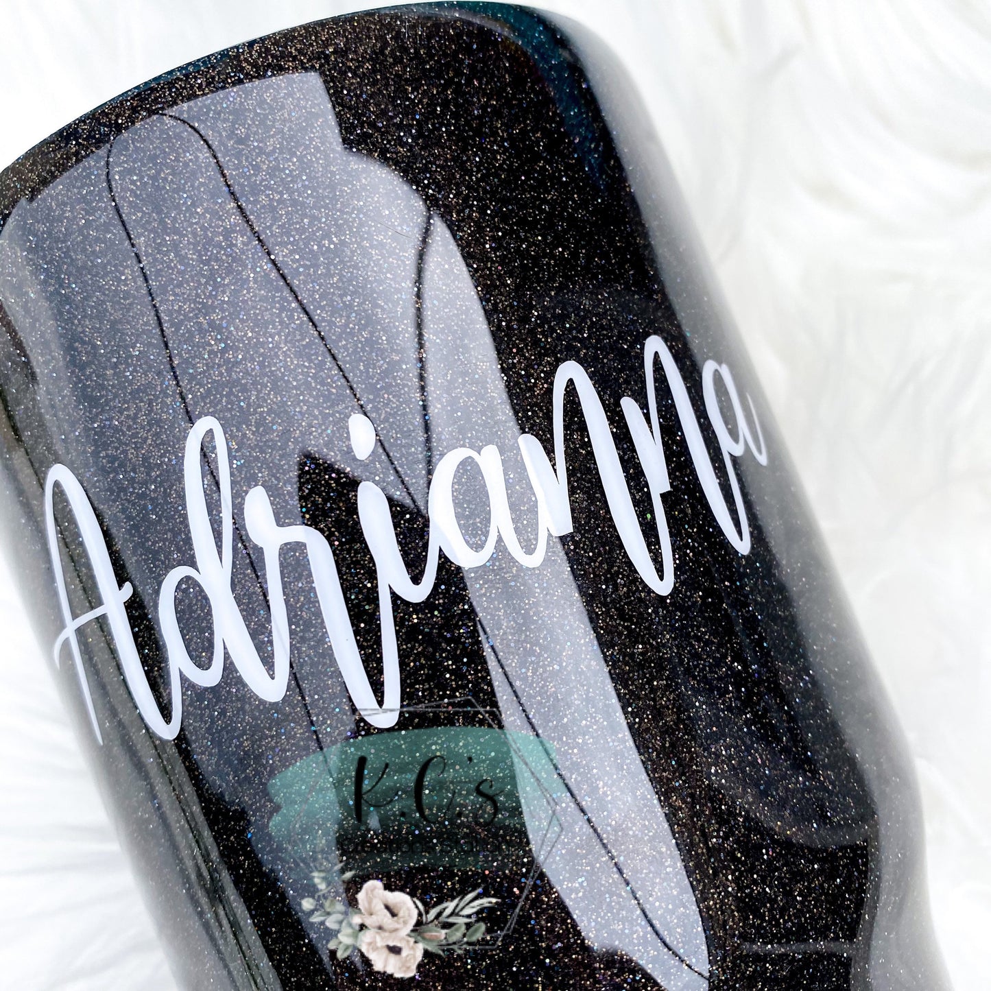Personalized glitter tumbler, glitter tumbler, funny glitter tumbler, stainless steel tumbler, birthday gift, Christmas gift, holographic