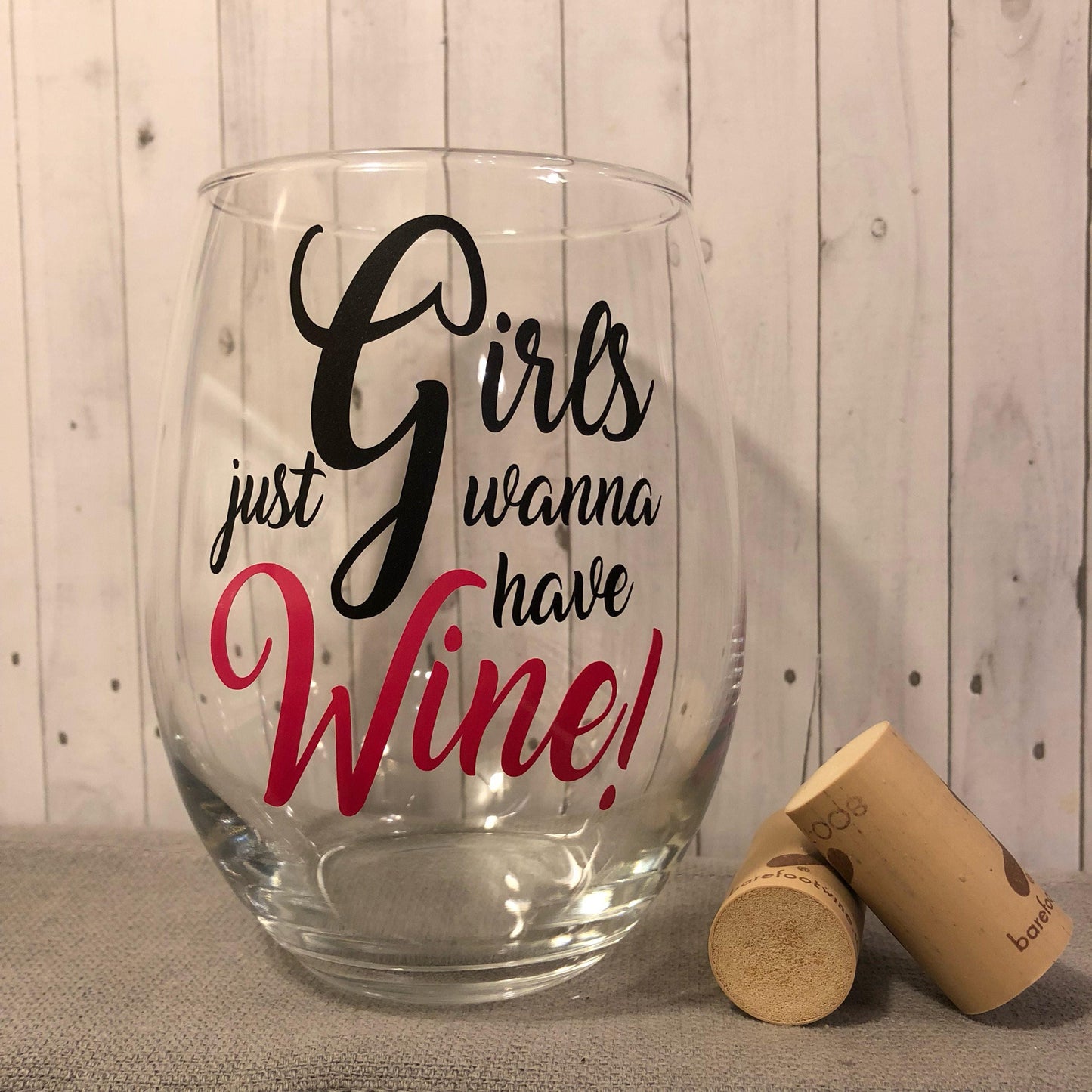girls just wanna have wine, christmas gift, funny christmas glass, birthday gifts for her, gifts for her, funny gifts, funny wine glasses