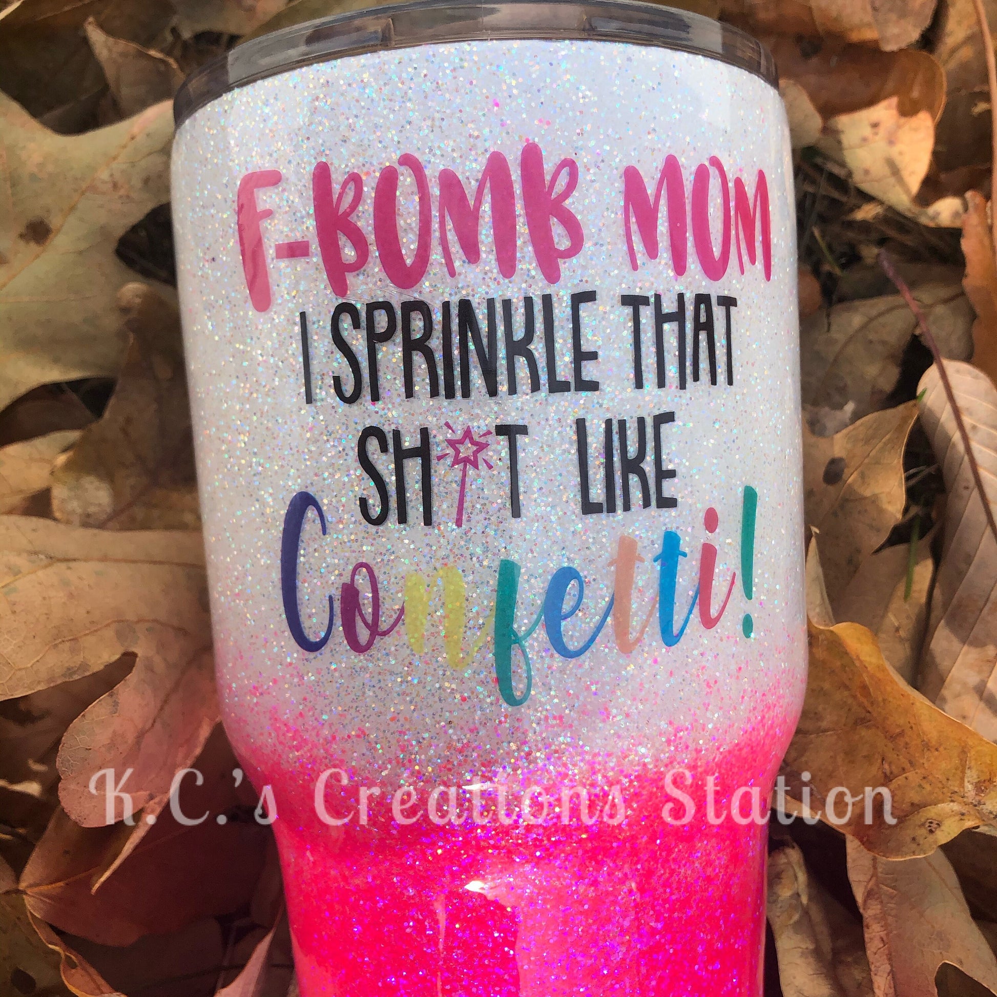 F Bomb Mom  Tumbler cups diy, Custom tumbler cups, Glitter tumbler cups