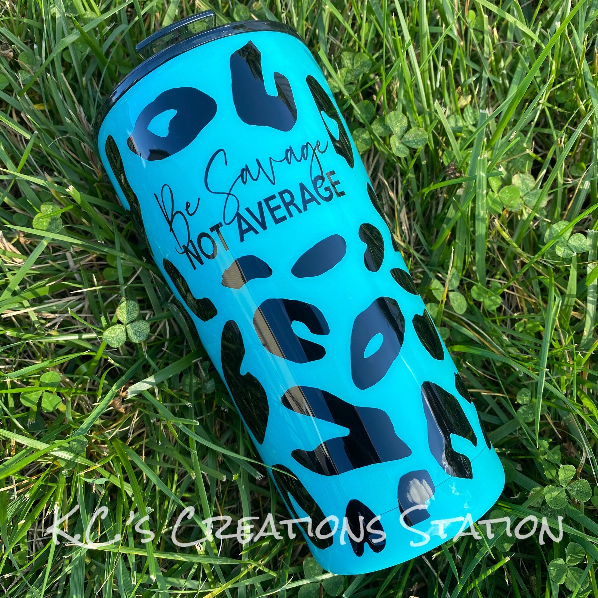 Leopard is the new black glitter tumbler, animal print tumbler, leopard  print, savage not average glitter tumbler, Christmas animal print