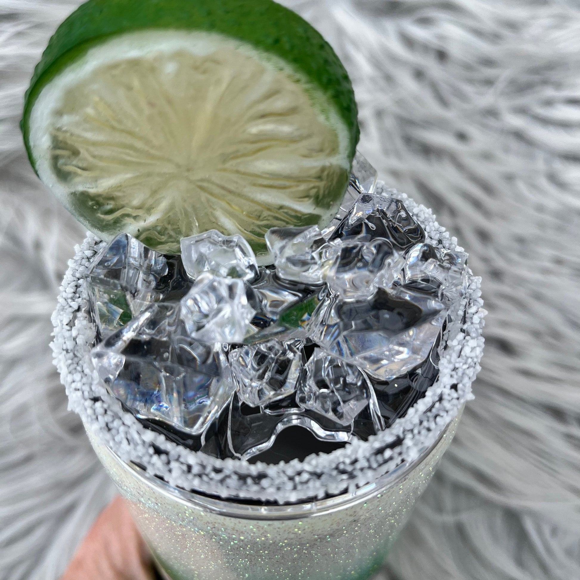 Margarita Tumbler ; Margarita with ice tumbler; Ice topper