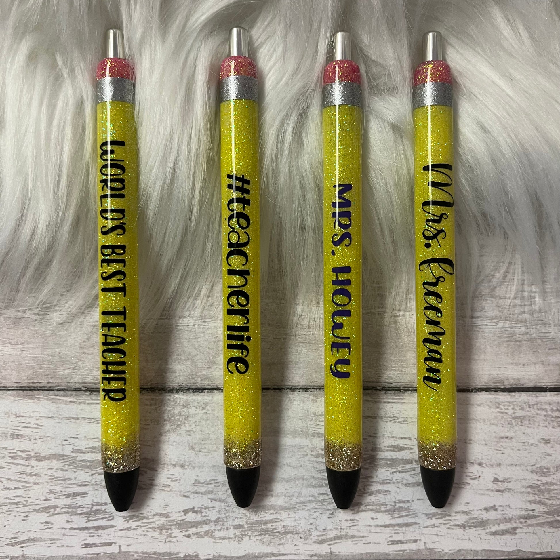 Glitter pens, funny saying pens, patriotic funny pens, gag gift
