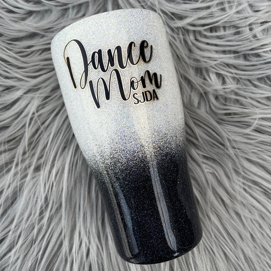 Dance Mom glitter tumbler, dance competition glitter tumbler, dance academy tumbler, Christmas tumbler, funny glitter tumbler,